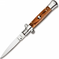 Автоматический складной нож нож Magnum Sicilian Needle Olive Wood, сталь 440A, рукоять дерево, 01MB279 купить в Сочи