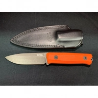 Нож LionSteel Bushcraft-R, сталь Sleipner, рукоять G10, оранжевый купить в Сочи