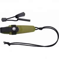 Нож Morakniv Eldris + огниво , цвет зеленый купить в Сочи