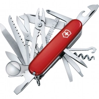 Нож перочинный Victorinox SwissChamp, сталь X55CrMo14, рукоять Cellidor®, красный купить в Сочи