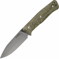 Нож с фиксированным клинком LionSteel B35, сталь Sleipner, рукоять Green canvas micarta купить в Сочи