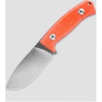 Нож с фиксированным клинком LionSteel M2 MiOR, сталь D2, рукоять Orange micarta купить в Сочи