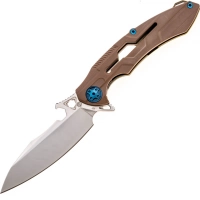 Нож складной Rikeknife M3 Brown, сталь 154CM, рукоять титан/G10 купить в Сочи