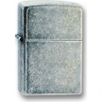 Зажигалка ZIPPO Antique Silver Plate, латунь с покрытием ™Plate, серебристый, матовая, 36х12×56 мм купить в Сочи