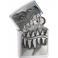 Зажигалка ZIPPO Classic с покрытием Brushed Chrome купить в Сочи