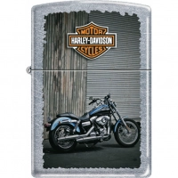 Зажигалка ZIPPO Harley-Davidson® Байк, с покрытием Street Chrome™, латунь/сталь, серебристая, 36x12x56 мм купить в Сочи