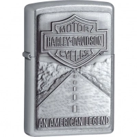 Зажигалка ZIPPO Harley-Davidson® Легенда, с покрытием Street Chrome™ купить в Сочи