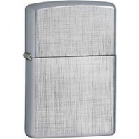 Зажигалка ZIPPO Linen Weave с покрытием Brushed Chrome, латунь/сталь, серебристая, матовая, 36x12x56 мм купить в Сочи