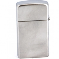 Зажигалка ZIPPO Slim® с покрытием Satin Chrome™, латунь/сталь, серебристая, матовая, 30х10×55 мм купить в Сочи