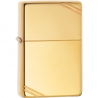 Зажигалка ZIPPO Vintage™ с покрытием High Polish Brass купить в Сочи